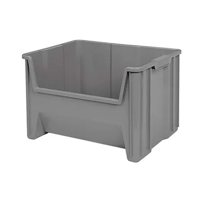 Stak-N-Store Bin 13017GREY, 15.25"x19.88"x12.44"