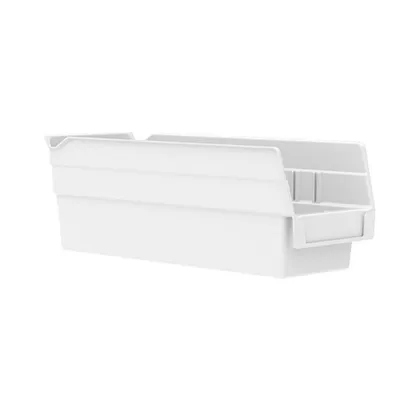 Shelf Bin 30120WHITE, 11.63"x4.13"x4"
