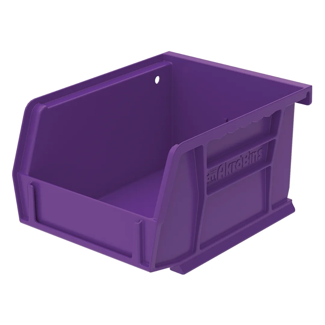 Akro-Mils 30210PURPL AkroBins Plastic Storage Bin