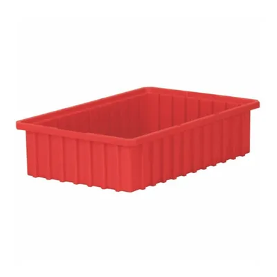Akro-Grid Dividable Plastic Storage Boxes 33164RED, 16.5"x10.88"x4"