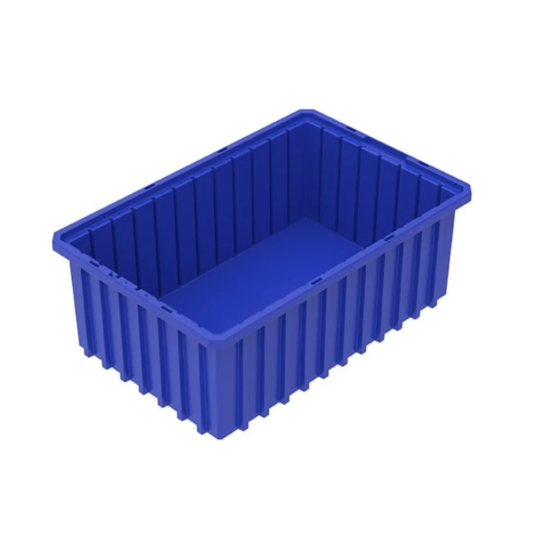 Akro-Mils 33166BLUE Akro-Grid Dividable Plastic Storage Boxes