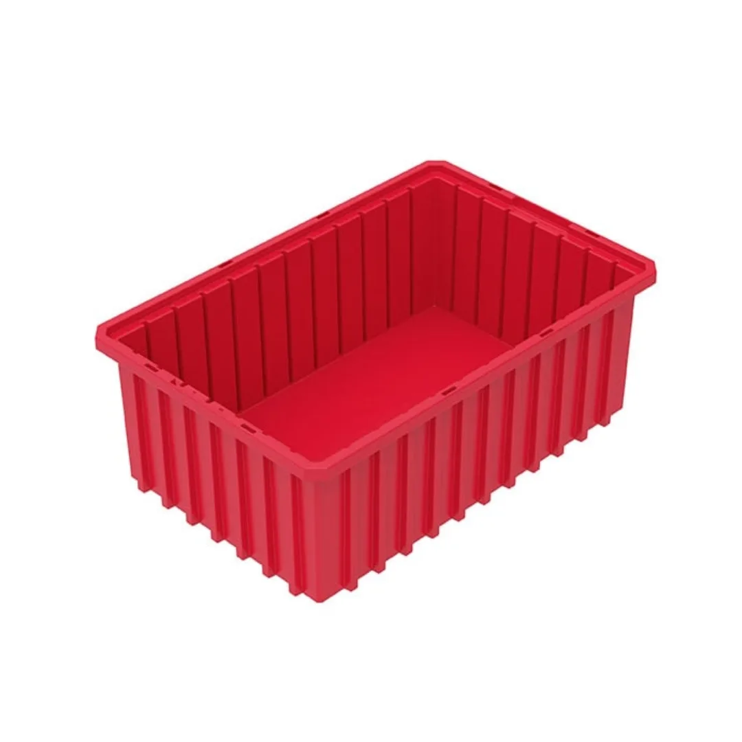 Akro-Mils 33166RED Akro-Grid Dividable Plastic Storage Boxes