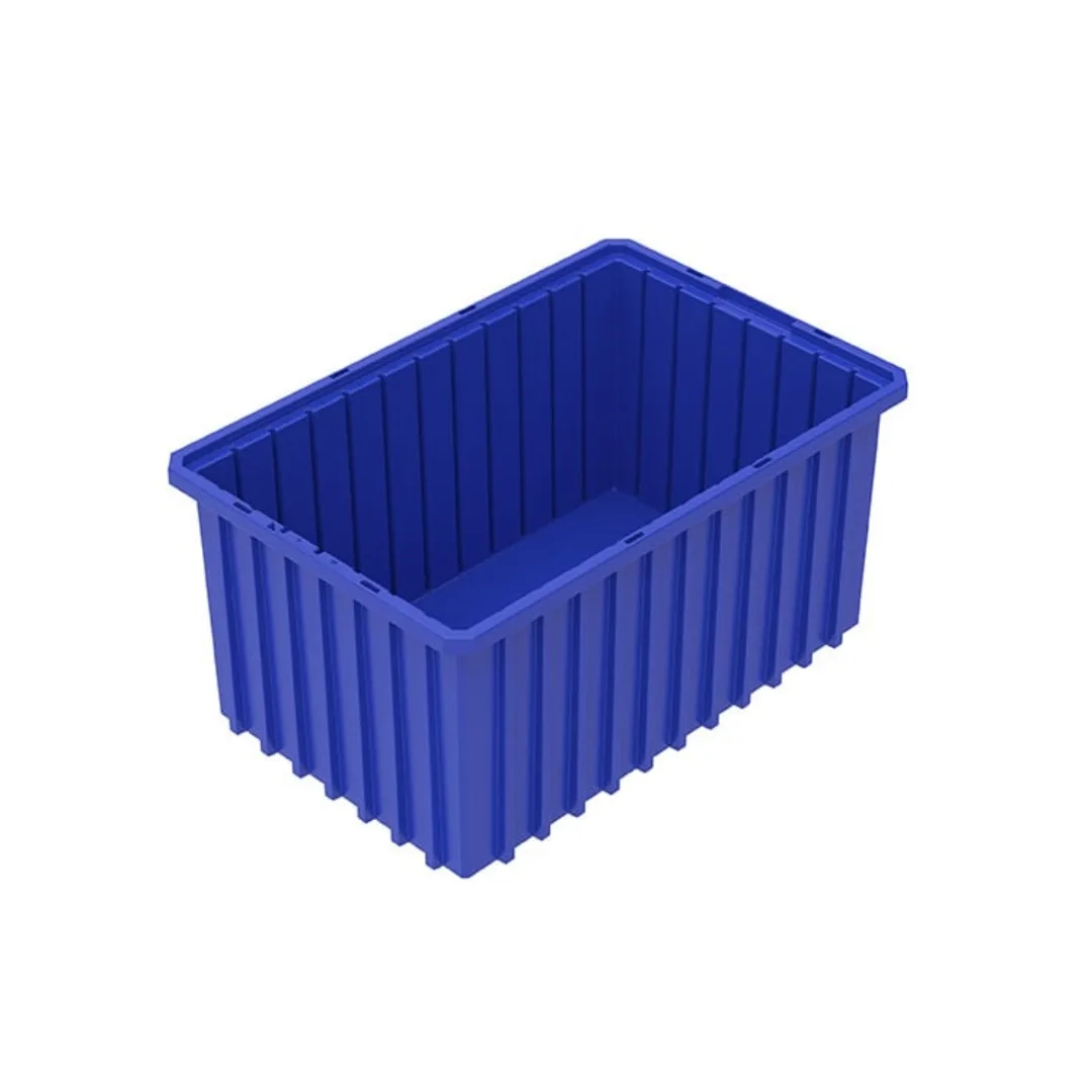 Akro-Mils 33168BLUE Akro-Grid Dividable Plastic Storage Boxes