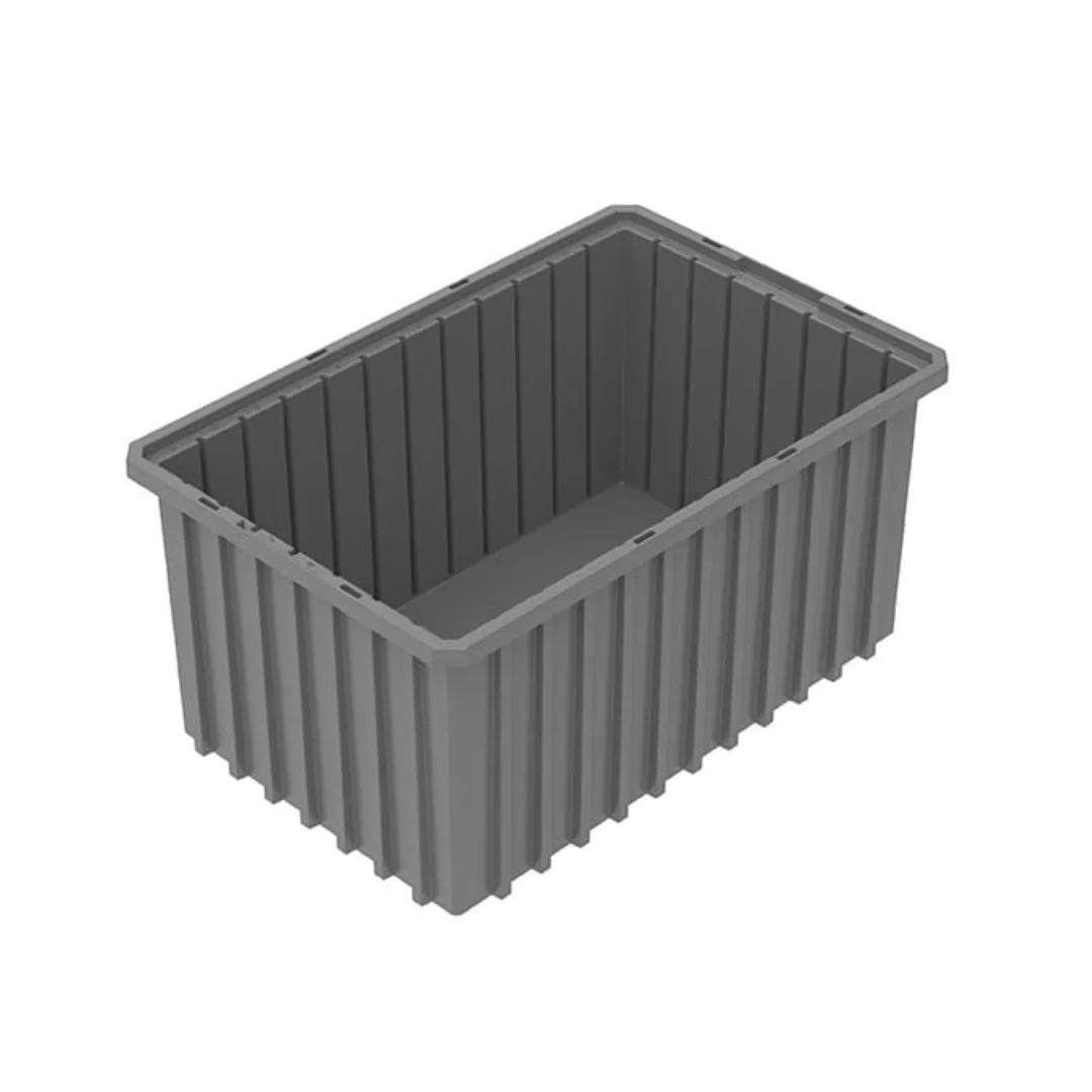 Akro-Mils 33168GREY Akro-Grid Dividable Plastic Storage Boxes