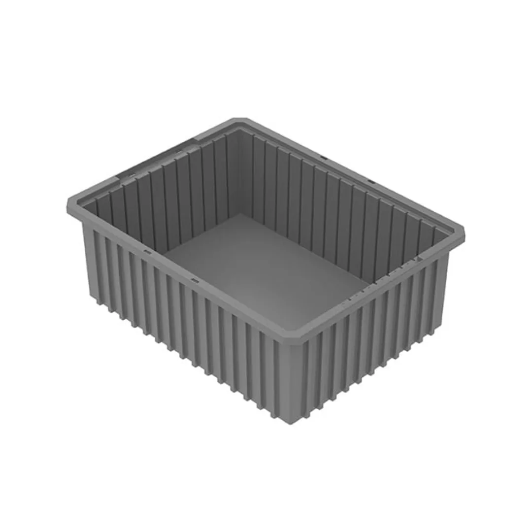 Akro-Mils 33228GREY Akro-Grid Dividable Plastic Storage Boxes