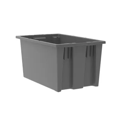 Nest & Stack Tote 35185GREY, 18"x11"x9"