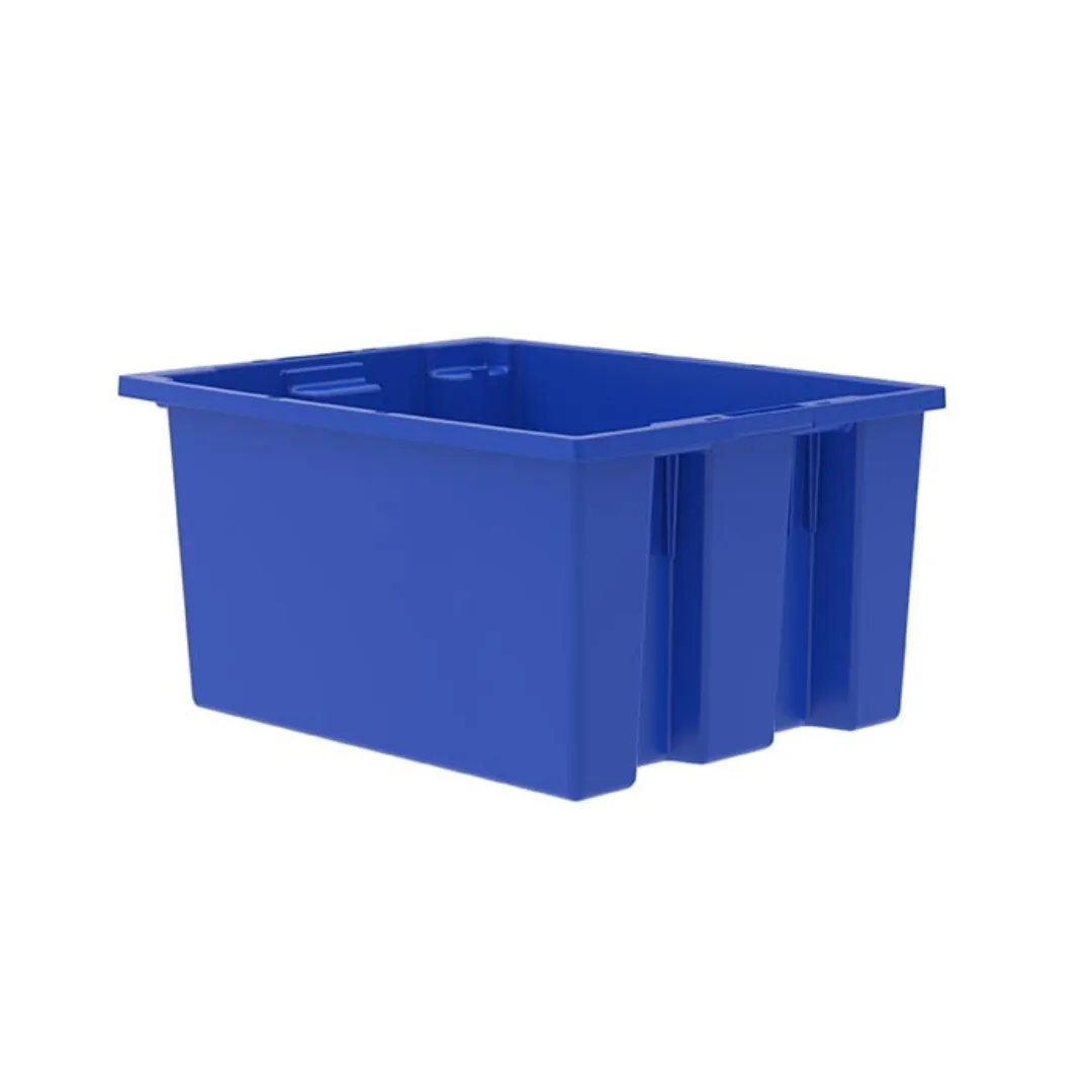 Akro-Mils 35190BLUE Nest & Stack Tote