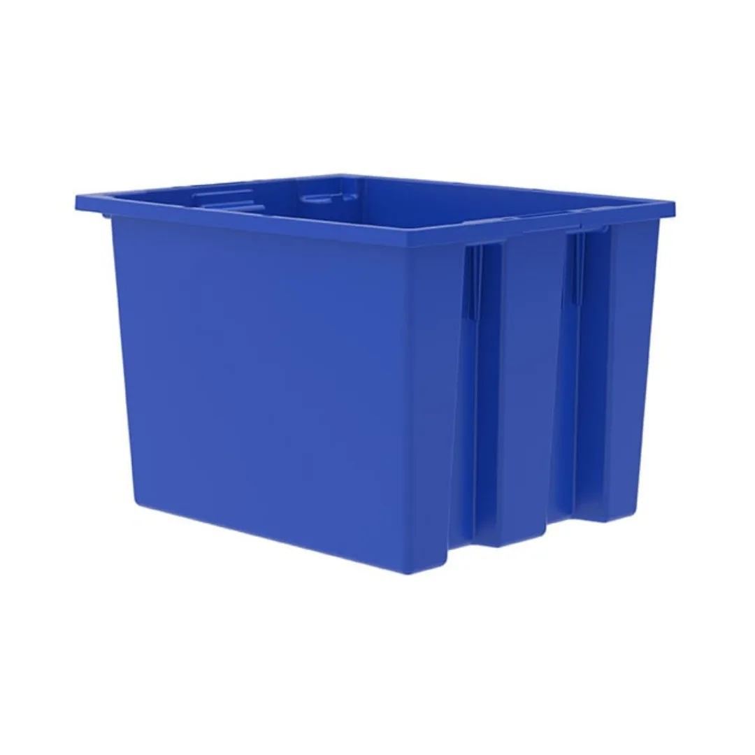 Akro-Mils 35195BLUE Nest & Stack Tote
