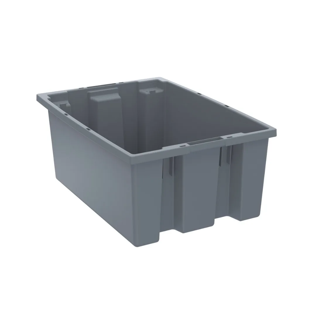 Akro-Mils 35200GREY Nest & Stack Tote