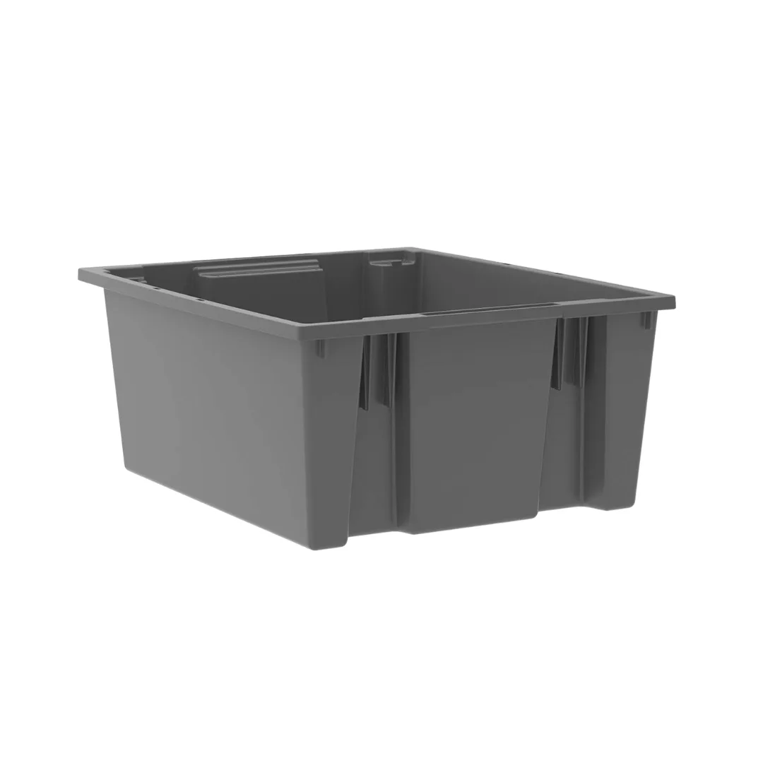 Akro-Mils 35225GREY Nest & Stack Tote