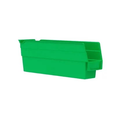 Shelf Bin 30110GREEN, 11.63"x2.75"x4"
