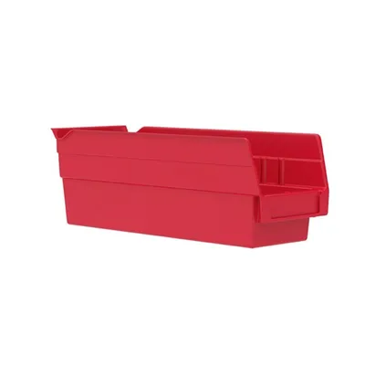 Shelf Bin 30120RED, 11.63"x4.13"x4"