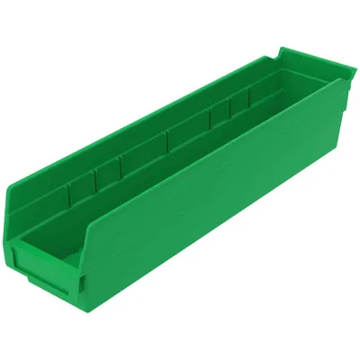 Shelf Bin 30128GREEN, 17.88"x4.13"x4"