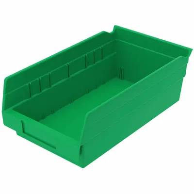 Shelf Bin 30130GREEN, 11.63"x6.63"x4"