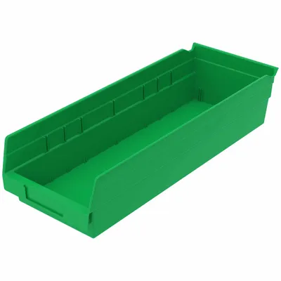 Shelf Bin 30138GREEN, 17.88"x6.63"x4"