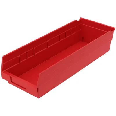 Shelf Bin 30138RED, 17.88"x6.63"x4"