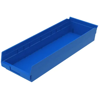 Shelf Bin 30184BLUE, 23.63"x8.38"x4"