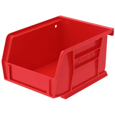 AkroBins Plastic Storage Bin 30210RED, 5.38"x4.13"x3"