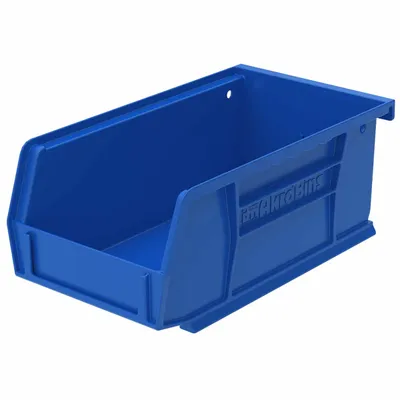AkroBins Plastic Storage Bin 30220BLUE, 7.38"x4.13"x3"