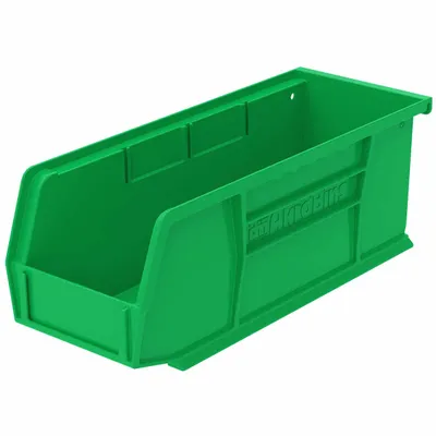 AkroBins Plastic Storage Bin 30224GREEN, 10.88"x4.13"x4"