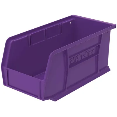 AkroBins Plastic Storage Bin 30230PURPL, 10.88"x5.5"x5"