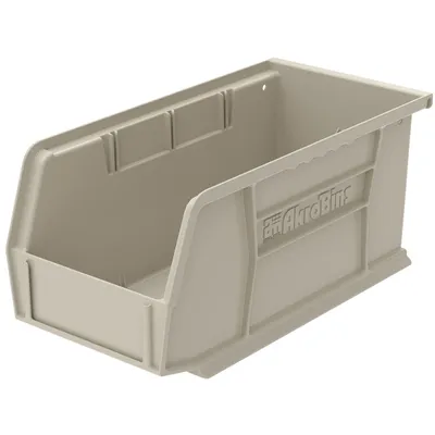 AkroBins Plastic Storage Bin 30230STONE, 10.88"x5.5"x5"
