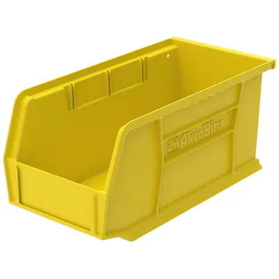 AkroBins Plastic Storage Bin 30230YELLOW, 10.88"x5.5"x5"