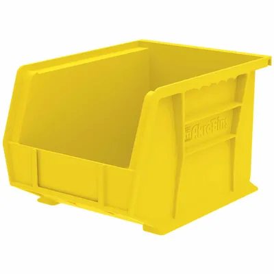 AkroBins Plastic Storage Bin 30239YELLOW, 10.75"x8.13"x7"
