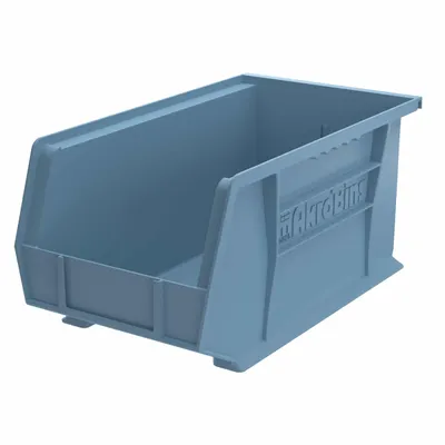 AkroBins Plastic Storage Bin 30240LTBLU, 14.75"x8.13"x7"