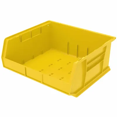 AkroBins Plastic Storage Bin 30250YELLOW, 14.75"x16.5"x7"