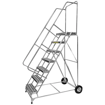 Ballymore ALWB7G rolling ladder shown from an alternate angle