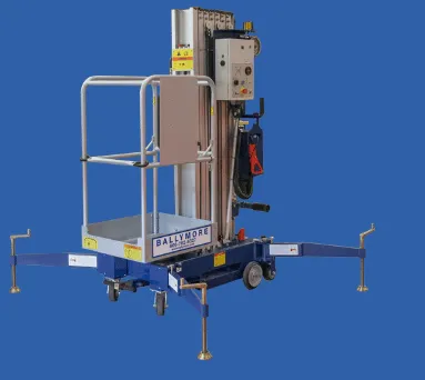 Ballymore BMVL-30 platform lift shown from an alternate angle