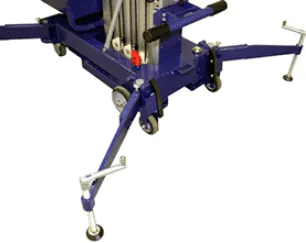 Ballymore BMVL-30 platform lift shown from an alternate angle