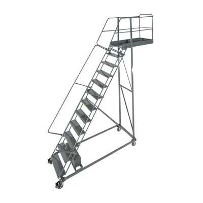 Ballymore CL-15-28 15-Step Heavy-Duty Steel Rolling Cantilever Ladder