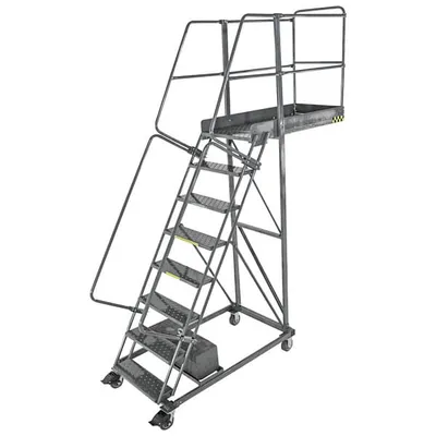 Ballymore CL-6-35 6-Step Heavy-Duty Steel Rolling Cantilever Ladder