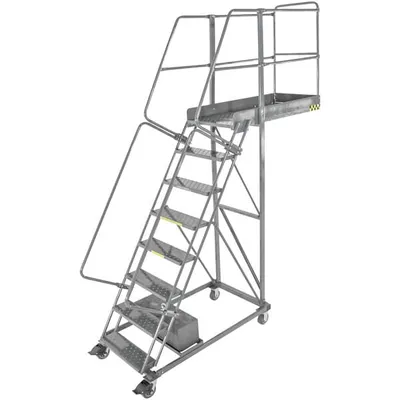 Ballymore CL-8-28 8-Step Heavy-Duty Steel Rolling Cantilever Ladder
