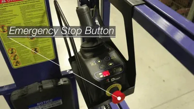 Ballymore DMSL-12 platform lift shown from an alternate angle