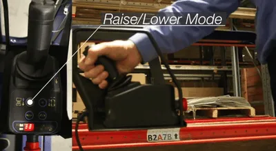 Ballymore DMSL-12 platform lift shown from an alternate angle