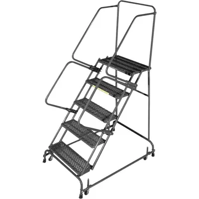Ballymore FSH526 5-Step Rolling Ladder with Handrail