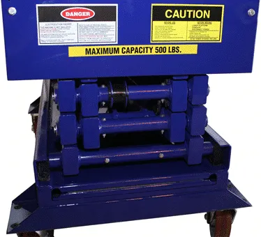 Ballymore MSL-10 platform lift shown from an alternate angle
