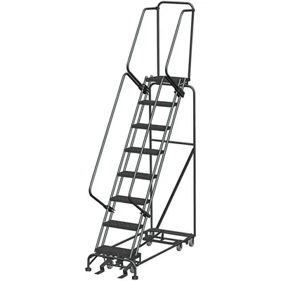Ballymore PIP-6 rolling ladder shown from an alternate angle