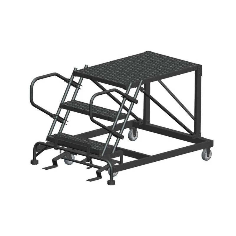 Ballymore SNR3-3636 3-Step Heavy-Duty Steel Mobile Work Platform