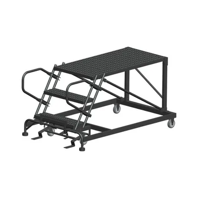 Ballymore SNR3-3648 3-Step Heavy-Duty Steel Mobile Work Platform