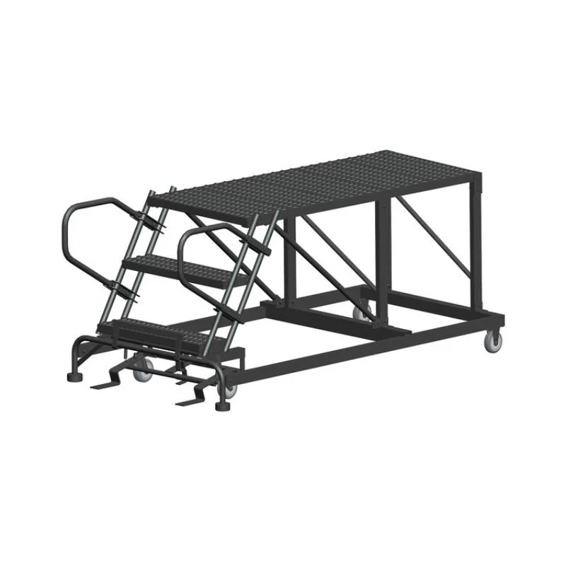 Ballymore SNR3-3660 3-Step Heavy-Duty Steel Mobile Work Platform