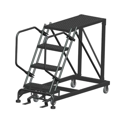 Ballymore SNR4-2436 4-Step Heavy-Duty Steel Mobile Work Platform