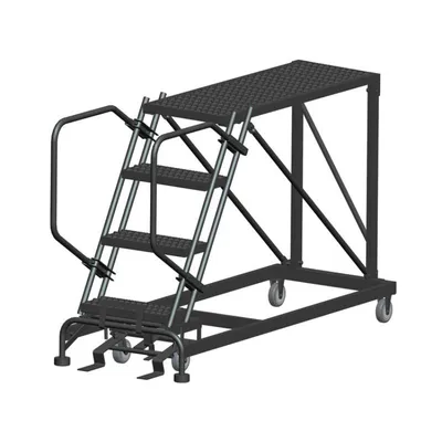 Ballymore SNR4-2448 4-Step Heavy-Duty Steel Mobile Work Platform