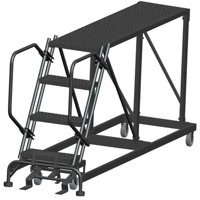 Ballymore SNR4-2472 4-Step Heavy-Duty Steel Mobile Work Platform