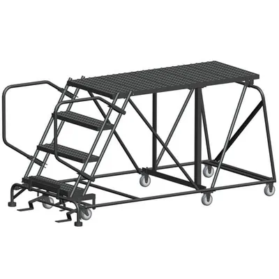 Ballymore SNR4-3660 4-Step Heavy-Duty Steel Mobile Work Platform