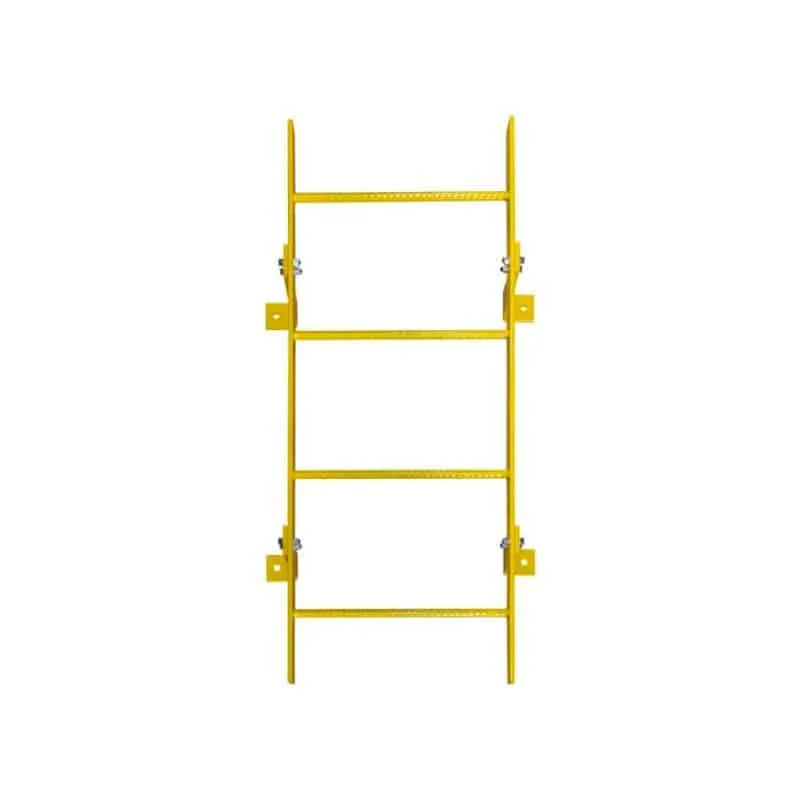Ballymore WLFS0104-Y 4-Rung Yellow Steel Fixed Safety Ladder