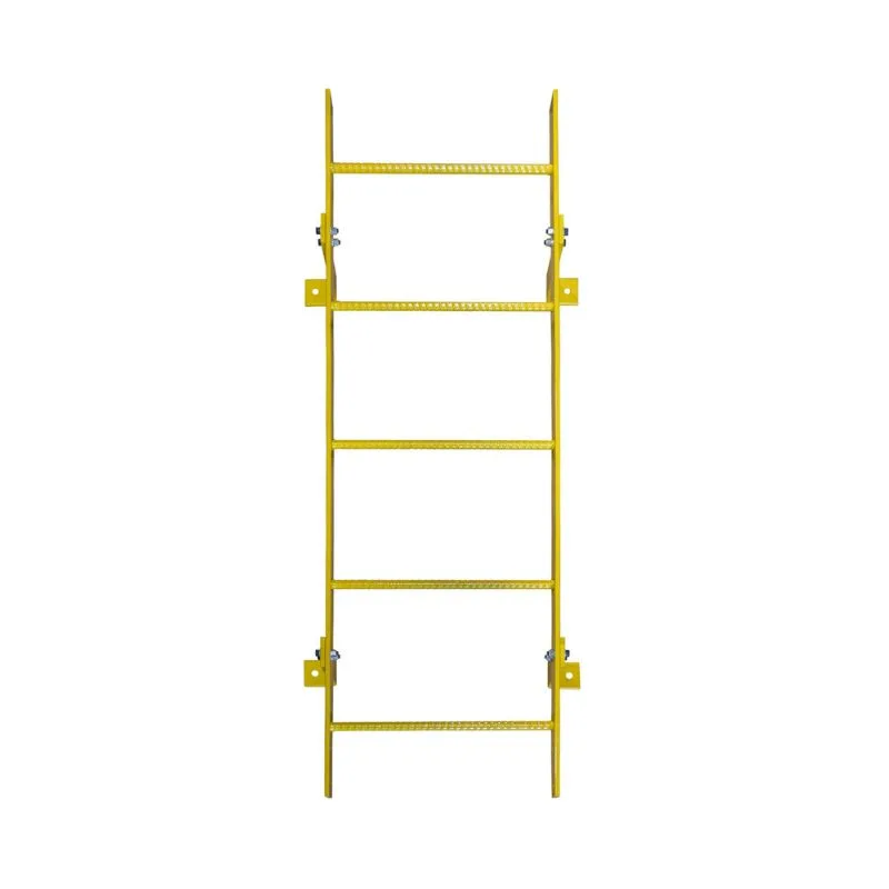 Ballymore WLFS0111-Y 11-Rung Yellow Steel Fixed Safety Ladder